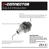 Q-Connector Bicycle Brake Hydraulic Coupler Pin side with thread M8* P0.75