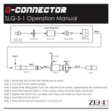 Q-Connector Bicycle Brake Hydraulic Coupler for M8 drop bar extend tube - SRAM AXS / Shimano ST-RS685 or equivalent