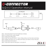Q-Connector Bicycle Brake Hydraulic Coupler for M9 drop bar extend tube* 3M for Shimano (ST-R9120 or equivalent)