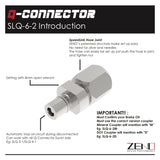 Q-Connector Bicycle Brake Hydraulic Coupler Pin side with SpeedLink Quick insert