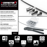 Q-Connector V2 Pin Side Pre-pressed with hose