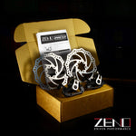 Alloy Mechanical ZENO Speed Clip Road Dual Piston Mechanical Disc Brake Set, Post Mount, 160mm Rotor Include